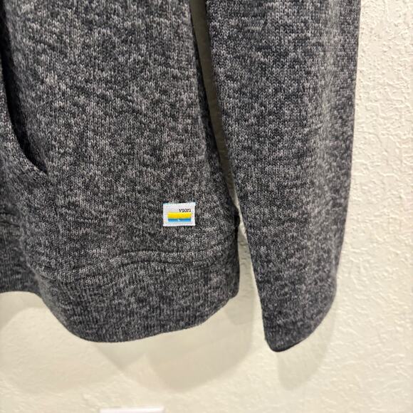 Vuori Durango Half Zip Fleece Pullover Sweater Men's Large Gray Outdoor - Picture 3 of 6